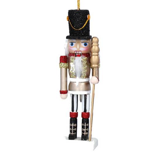 Wood Nutcracker, Black Hat 14cm *ETA Nov